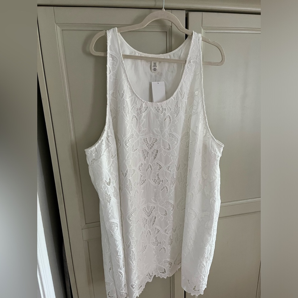 H&M NWT lace shift tank dress